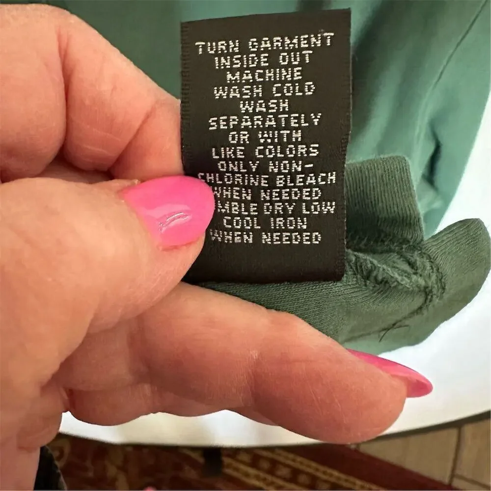 Cezani Men's 2XL Moss Green‎ 1/4 Zip Supima Cotton long sleeve henley 1/4 zip - Picture 7 of 11